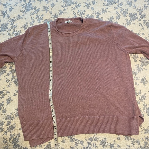 Ella Moss Purple Knit Crewneck Sweater Size Large - Picture 5 of 8